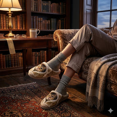 Happy™ LoungeSlippers 1+1 GRATIS: Zachte Stijlvolle Kat Patroon Gezellige Loungepantoffels