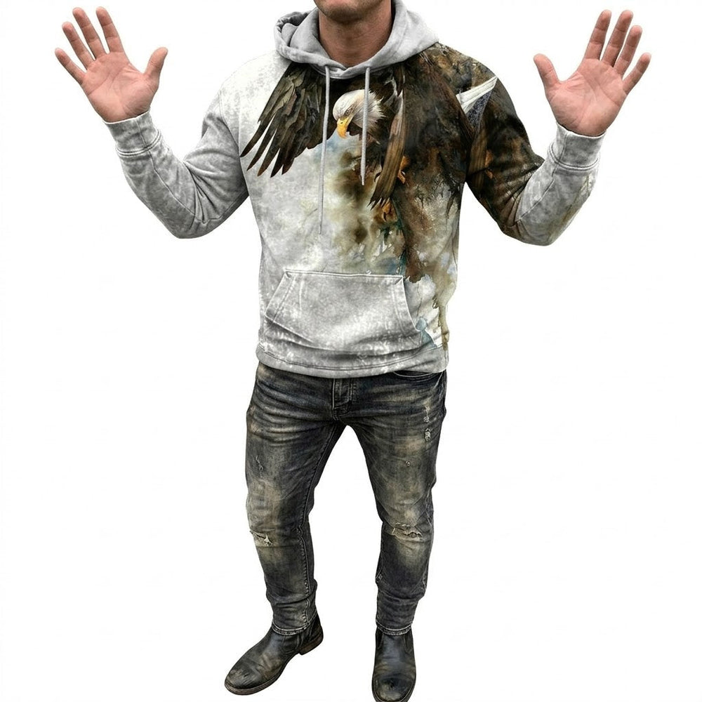 Icone™ WesternHoodie: Stijlvolle Vintage Losse Pasvorm Comfortabele Western Hoodie