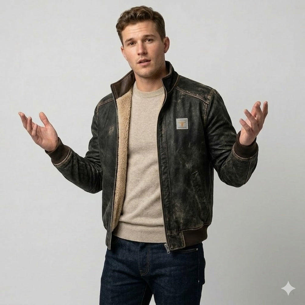 Icone™ RuggedJacket: Ultieme Vintage Heren Winter Robuuste Jas