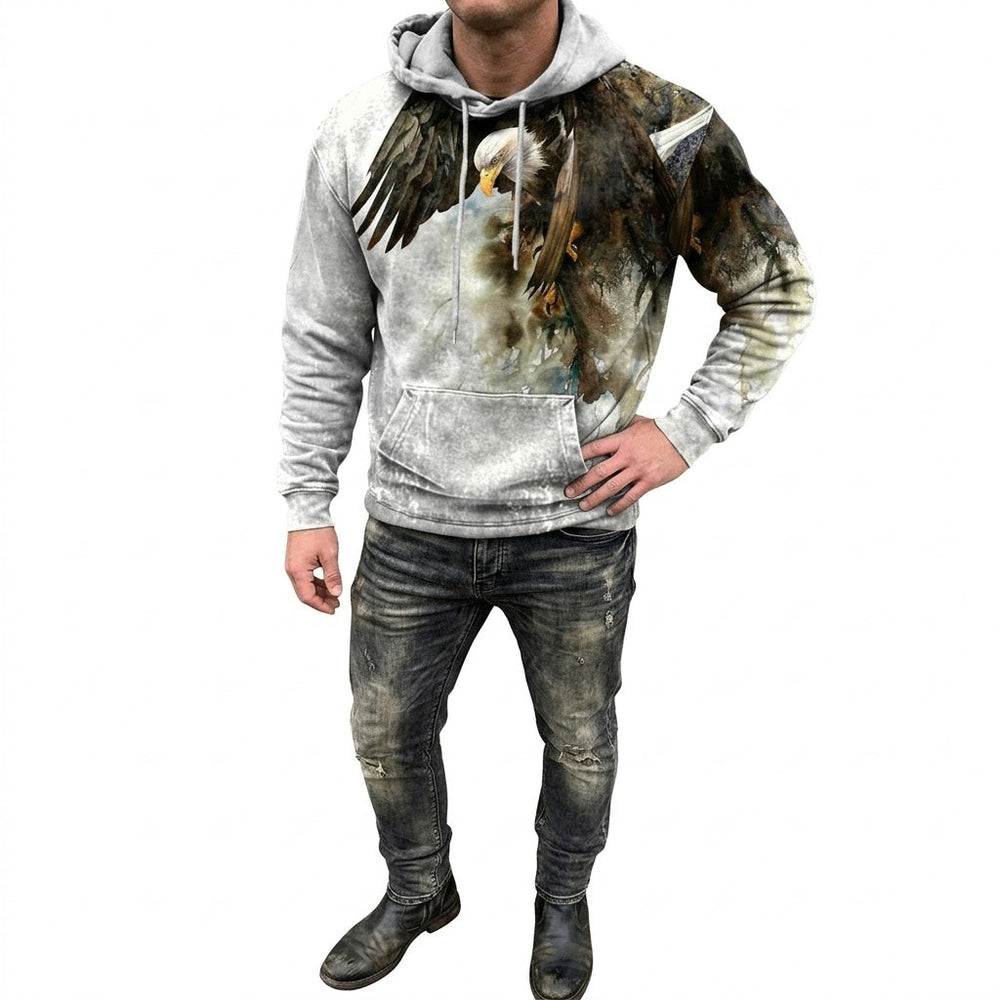 Icone™ WesternHoodie: Stijlvolle Vintage Losse Pasvorm Comfortabele Western Hoodie
