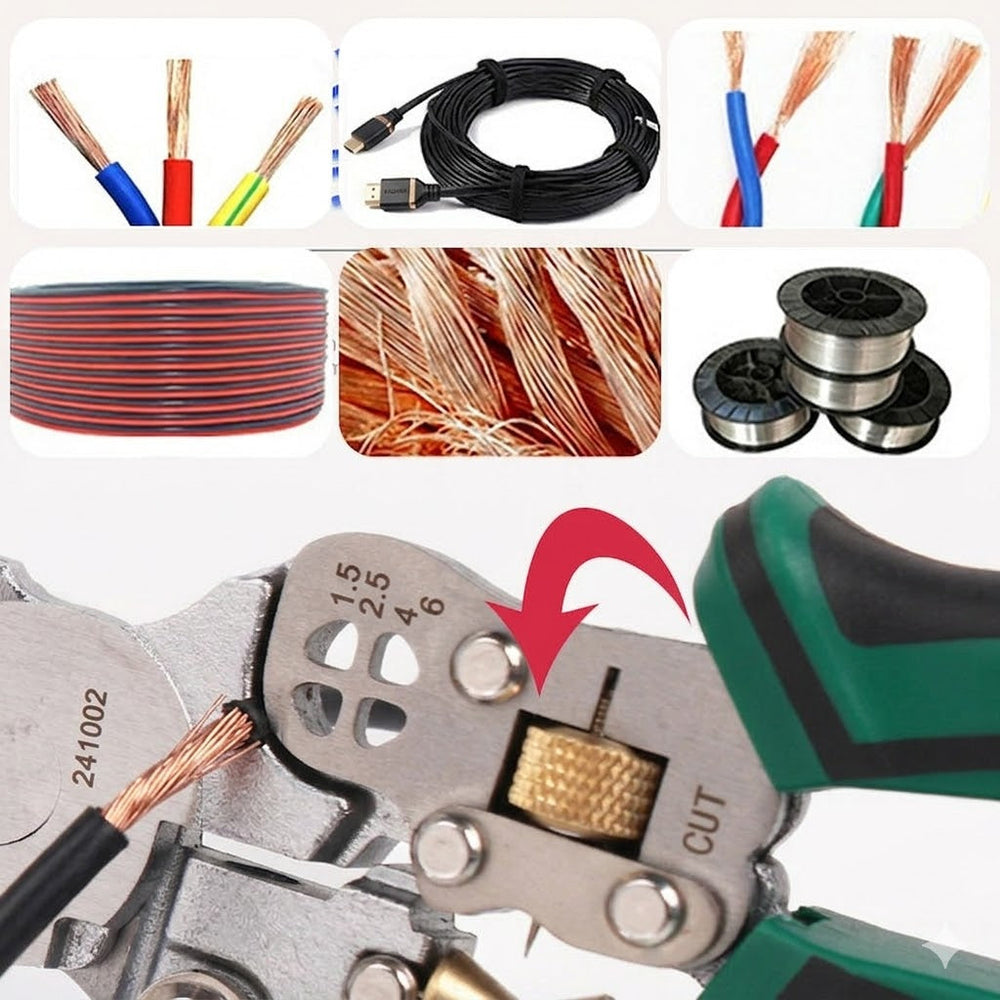 StrippingPliers: 8 In 1 Multifunctionele Draadstripper Gereedschap