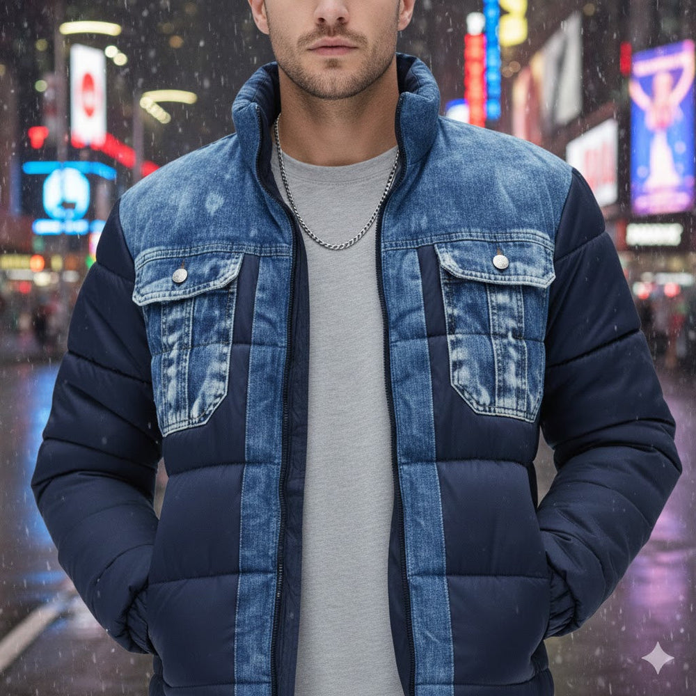 Icone™ ClassicJacket: Premie Stijlvolle Vintage-Inspiratie Denim Ontwerp Klassieke Jas