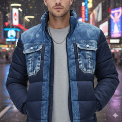 Icone™ ClassicJacket: Premie Stijlvolle Vintage-Inspiratie Denim Ontwerp Klassieke Jas