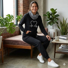 Icone™ MatchingSet: Twee-Delige Warme Hoodie En Joggingbroek Set