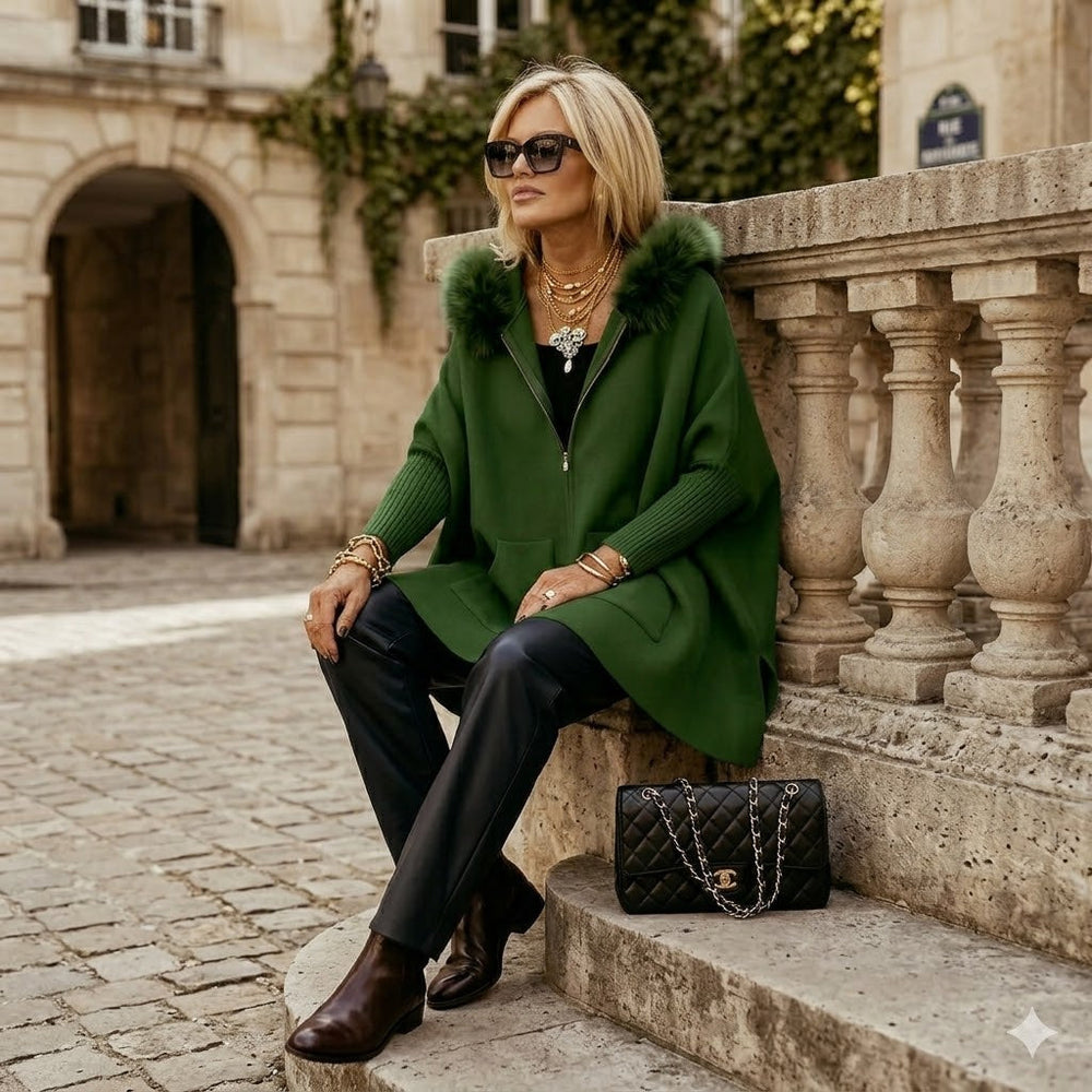 Icone™ LooseJacket: Elegante Knus Capuchon Warme Losse Jas
