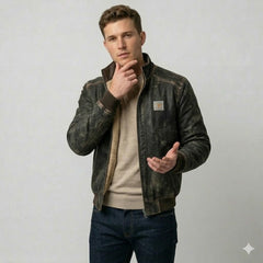 Icone™ RuggedJacket: Ultieme Vintage Heren Winter Robuuste Jas
