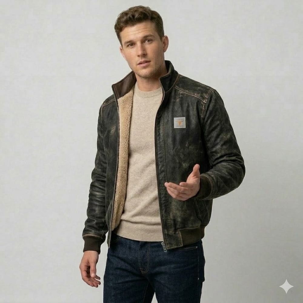 Icone™ RuggedJacket: Ultieme Vintage Heren Winter Robuuste Jas