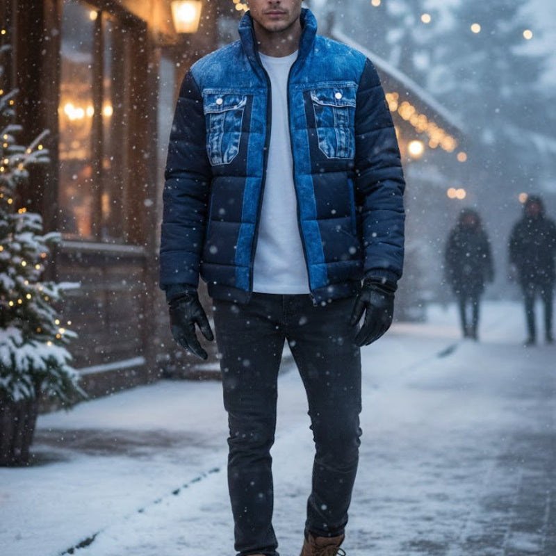 Icone™ ClassicJacket: Premie Stijlvolle Vintage-Inspiratie Denim Ontwerp Klassieke Jas