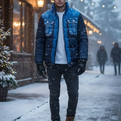 Icone™ ClassicJacket: Premie Stijlvolle Vintage-Inspiratie Denim Ontwerp Klassieke Jas
