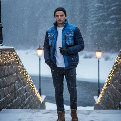 Icone™ ClassicJacket: Premie Stijlvolle Vintage-Inspiratie Denim Ontwerp Klassieke Jas