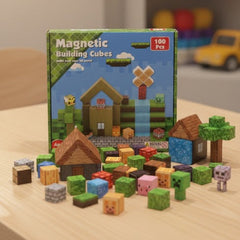Kletshuts™ MagneticBlocks: Creatief Magnetisch Blokken Tegel Bouwer Set
