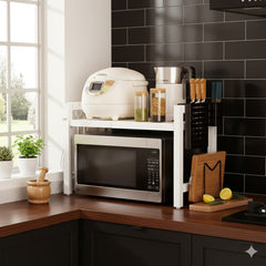 Globetrek° KitchenShelf: Multifunctionele Intrekbaar Keukenplank Opslag Voor Apparaten