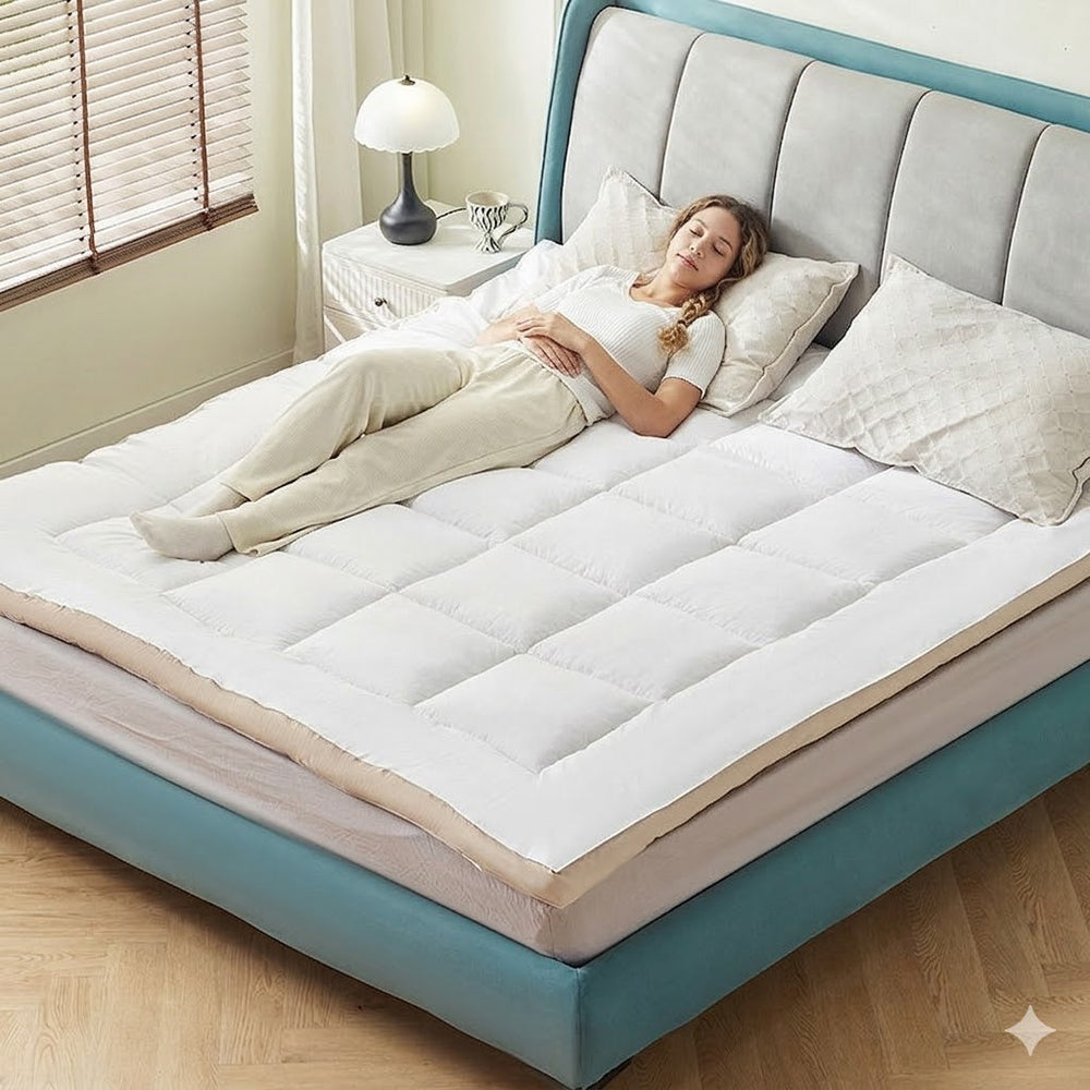 MattressTopper: Premium Hotel Kwaliteit Wasbare Matras Topper