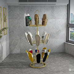 Globetrek° ShoeOrganizer: Stapelbare Verticale Ruimtebesparende Schoenenorganizer Standaard