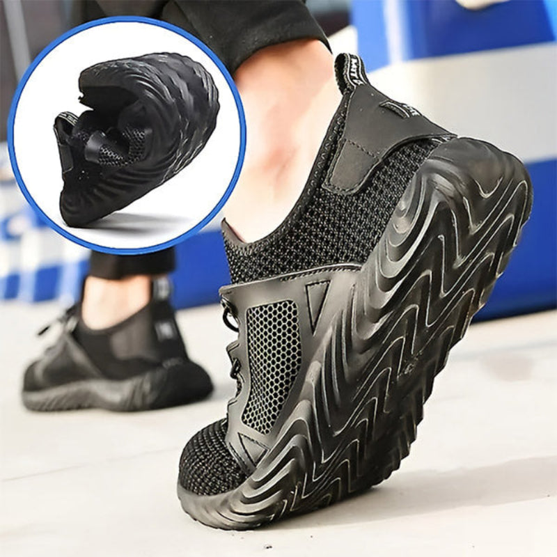 Happy™ BreathableShoes: Ademend Comfortabele Klassieke Stijl Werkbeschermingschoenen