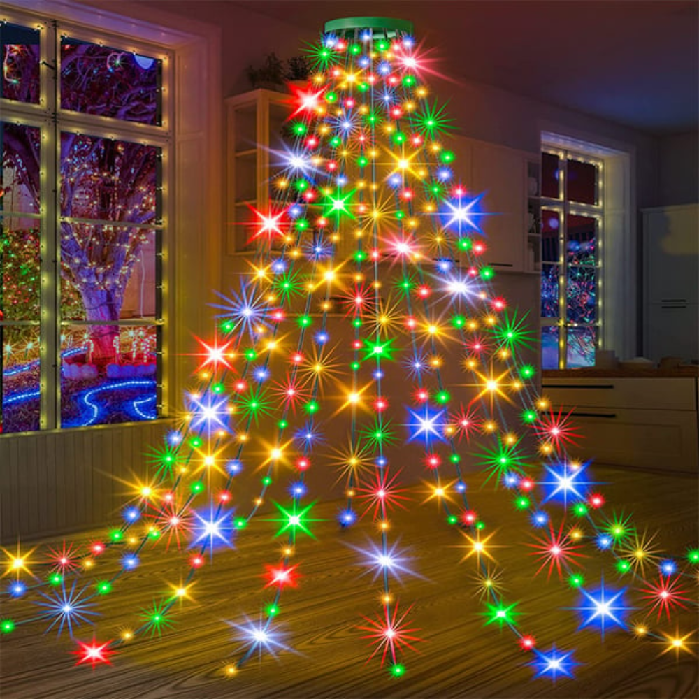 Ledsen™ WaterfallLight: Verbazingwekkend Slim Schitterend Kerstmis Waterval Licht