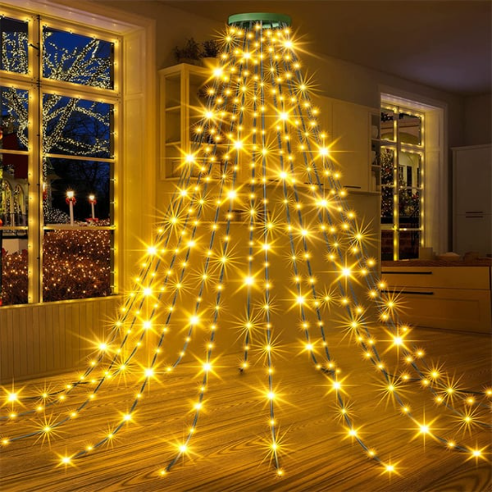 Ledsen™ WaterfallLight: Verbazingwekkend Slim Schitterend Kerstmis Waterval Licht