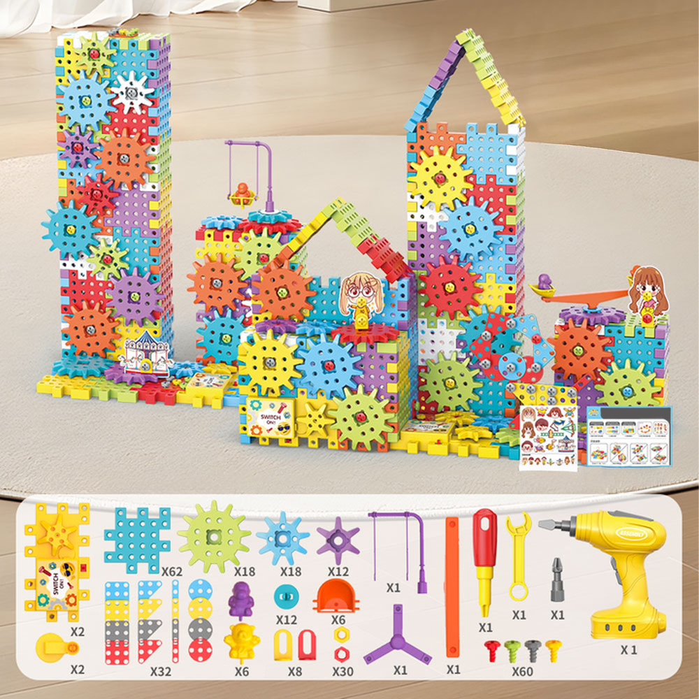 Kletshuts™ GearPuzzle: Geweldig Interactief 3D Uitrusting Puzzel Spel Set