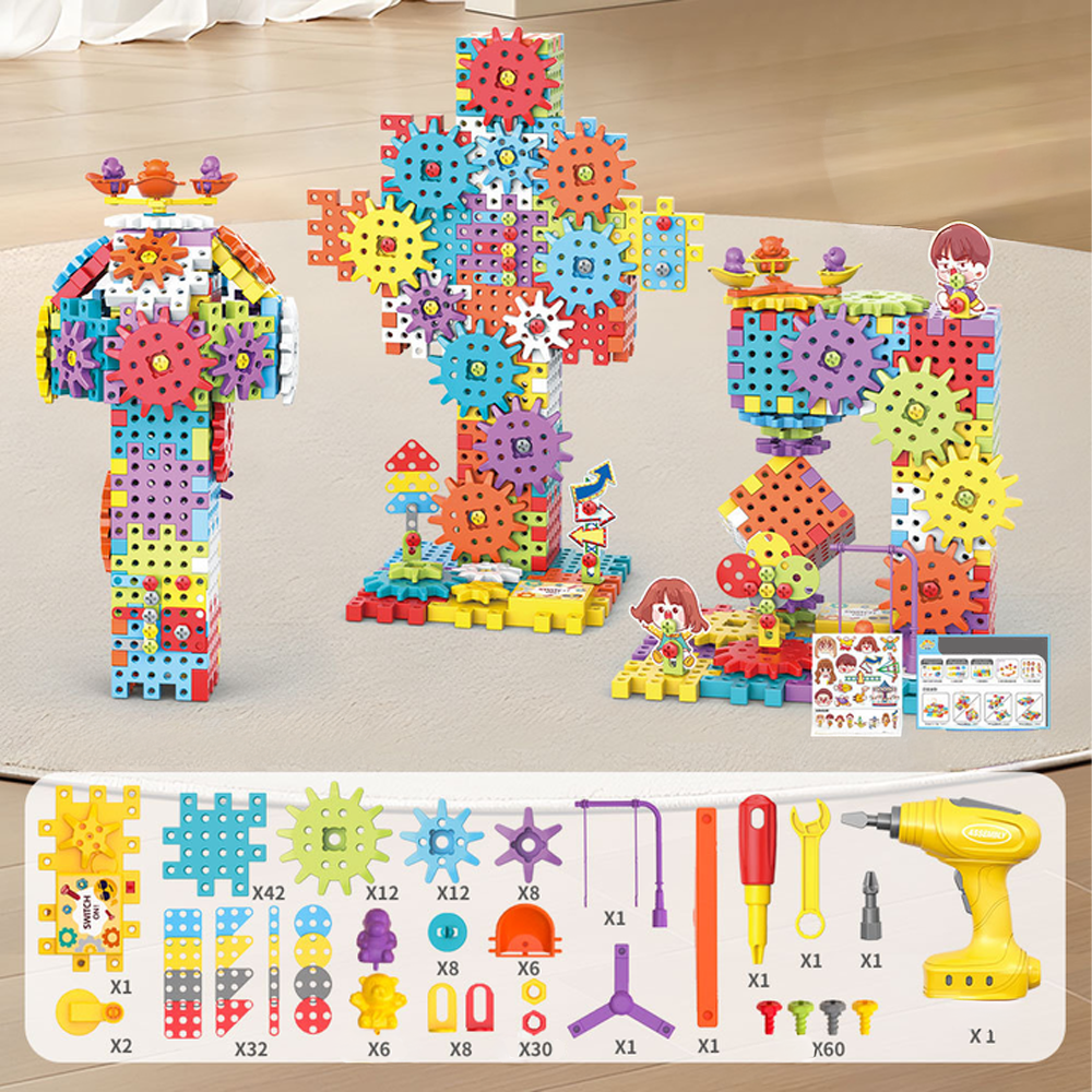 Kletshuts™ GearPuzzle: Geweldig Interactief 3D Uitrusting Puzzel Spel Set