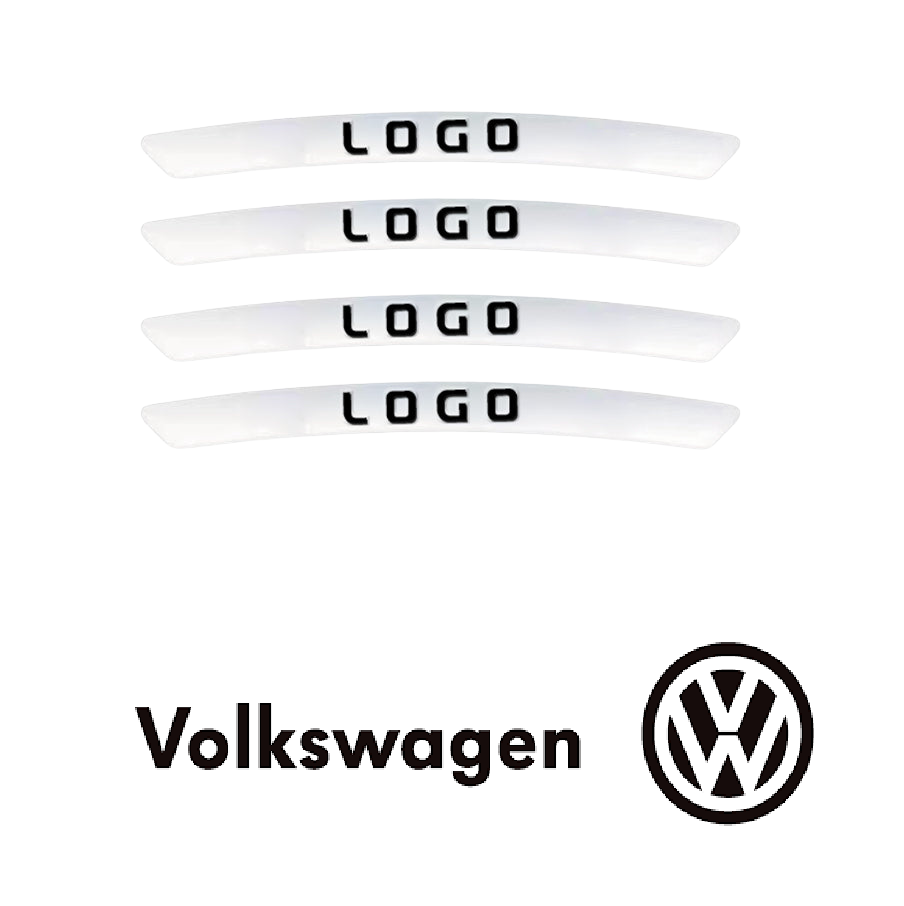 WheelDecals 1+1 GRATIS - Eenvoudig Toepasbare Wielstickers Auto Logo Velgen Stickers