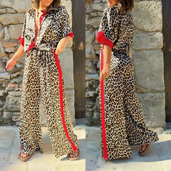 Icone™ LeopardOutfit: De Hele Dag Comfort Met 2 Delige Luipaard Outfitset