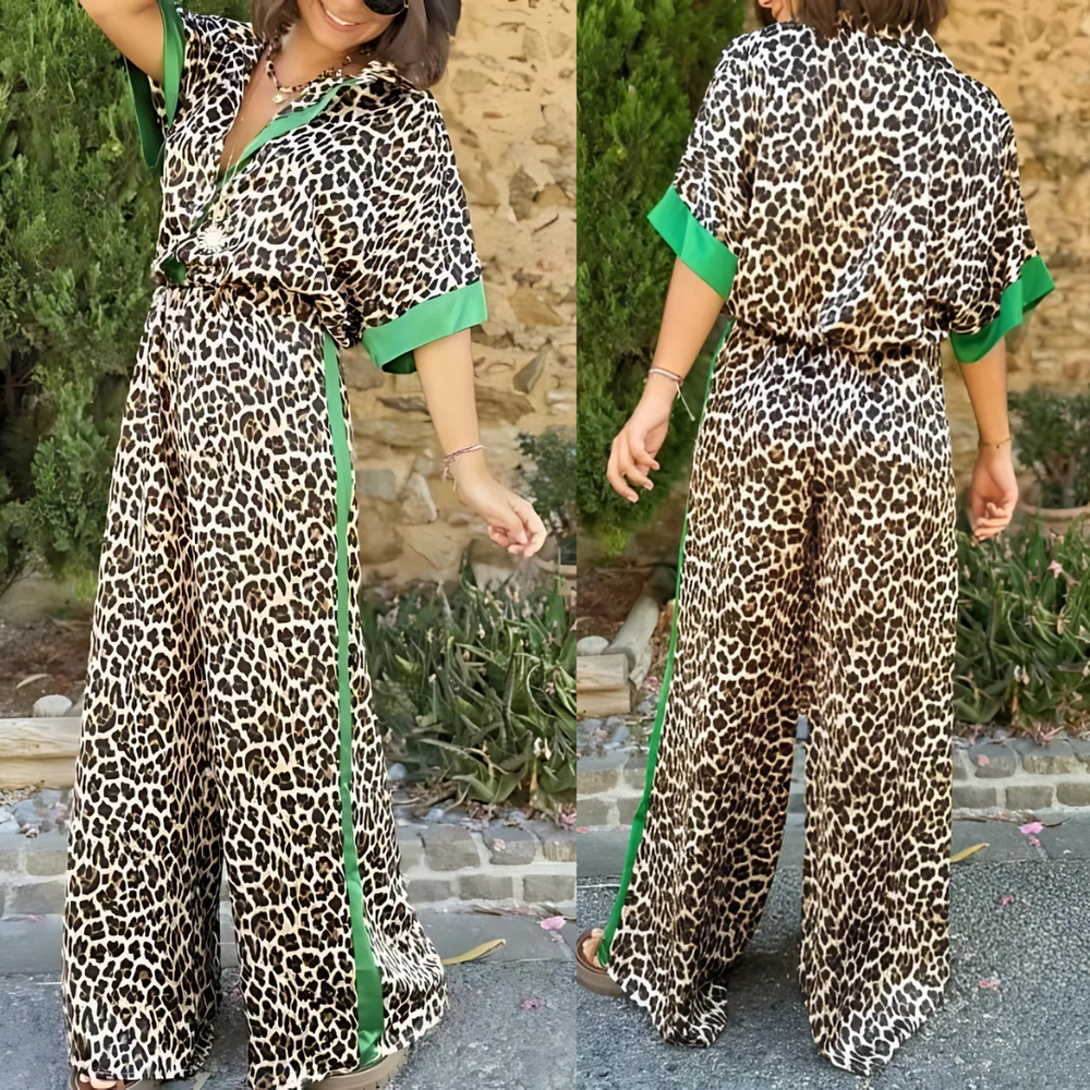 Icone™ LeopardOutfit: De Hele Dag Comfort Met 2 Delige Luipaard Outfitset