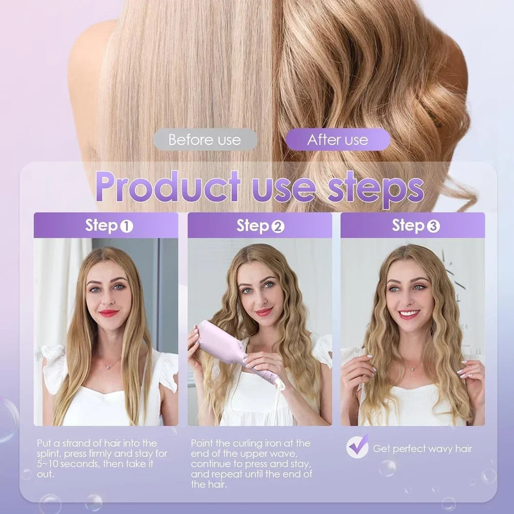 Rose® CurlingIron - Elektrische Krultang Diepe Golven Haar Kruller