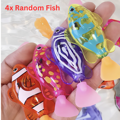 Kletshuts™ FloatingFish: Interactieve Glim-In-Water Drijvende Vissentoys Voor In Bad