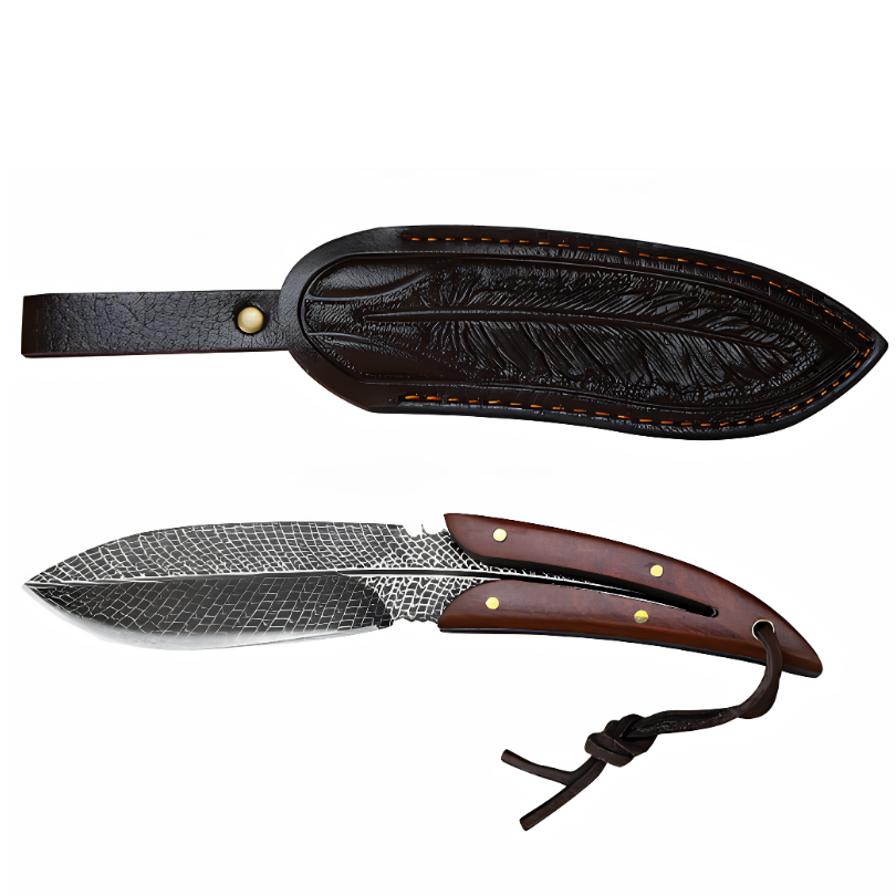 Globetrek° FeatherKnife: Uniek Veer Geïnspireerd Ontwerp Compact Mes