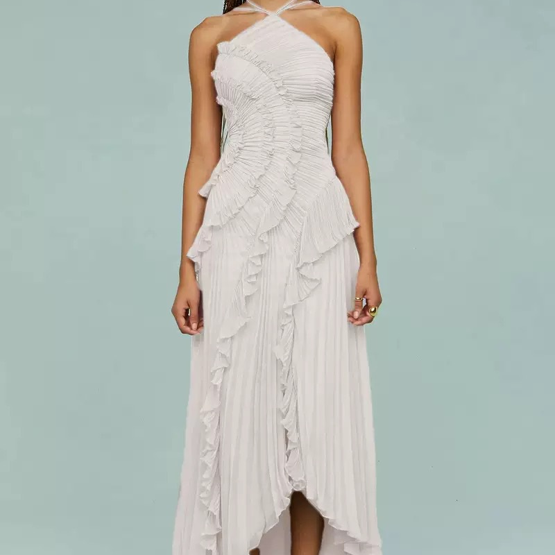 Icone™ RuffleDress - Elegante Straling Luxe Ruffle Jurk