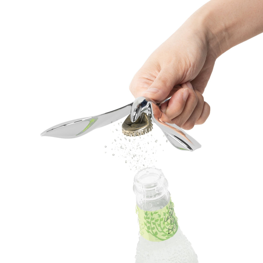 Globetrek° BirdOpener 1+2 GRATIS: Elegante Balancerende Vogel Sculptuur Flesopener