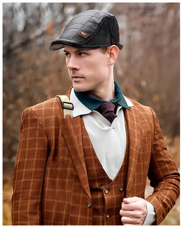 Icone™ EliteHat - Trendy Leren Baret Van Hoge Kwaliteit