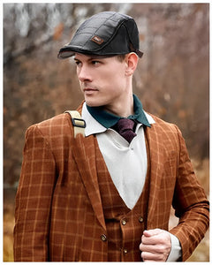 Icone™ EliteHat - Trendy Leren Baret Van Hoge Kwaliteit