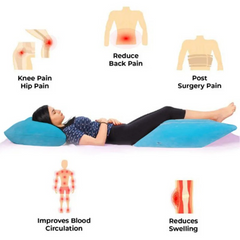 ElevationPillow: Opblaasbaar Beensteun Comfortabel Elevatie Kussen