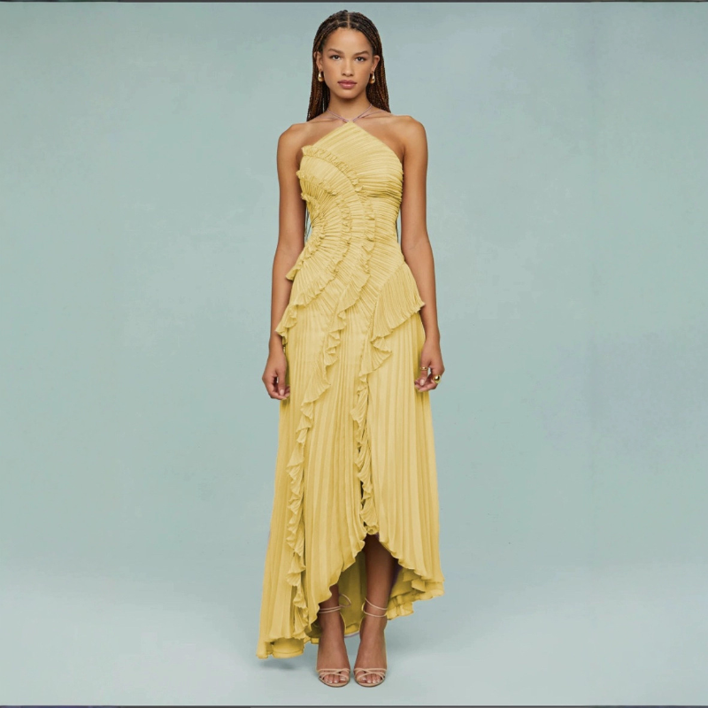 Icone™ RuffleDress - Elegante Straling Luxe Ruffle Jurk