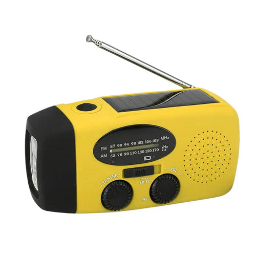 MultiRadio - Multifunctionele Zonne-Energie Draagbare Noodgevallen Radio