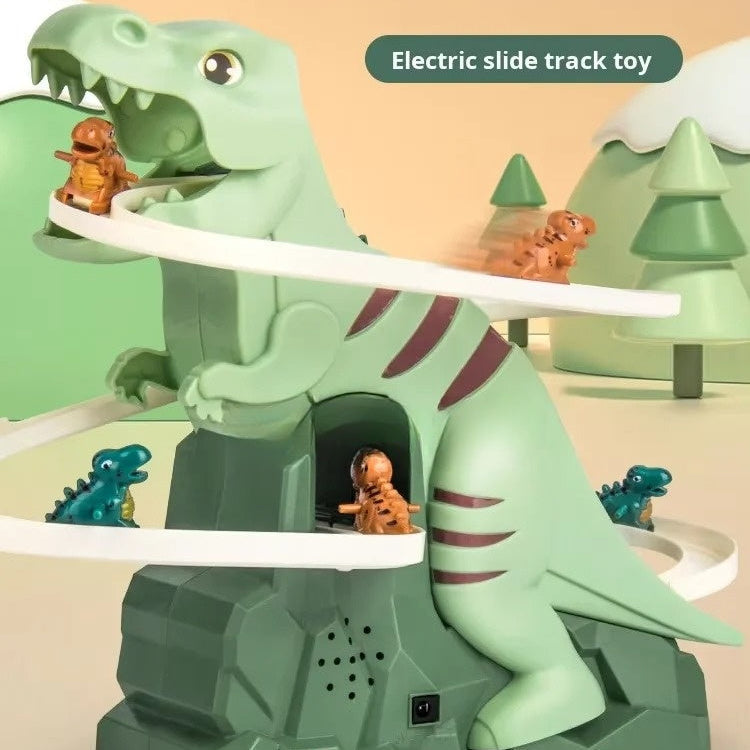 Kletshuts™ DinoSlide: Automatisch Dino Glijbaan Baan Speelgoed Voor Kinderen